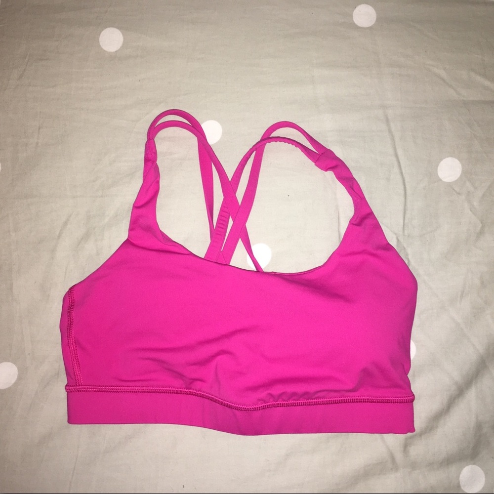 Lululemon Energy Bra Pink 6
